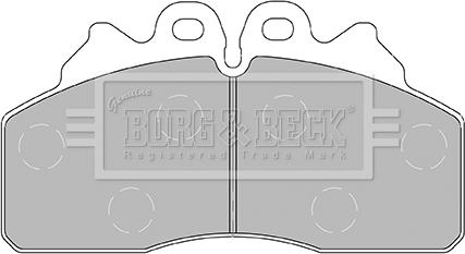 Borg & Beck BBP2435 - Komplet Pločica, disk-kočnica www.molydon.hr