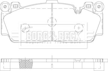 Borg & Beck BBP2473 - Komplet Pločica, disk-kočnica www.molydon.hr