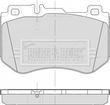 Borg & Beck BBP2501 - Komplet Pločica, disk-kočnica www.molydon.hr