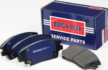 Borg & Beck BBP2580 - Komplet Pločica, disk-kočnica www.molydon.hr