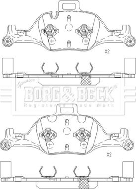 Borg & Beck BBP2668 - Komplet Pločica, disk-kočnica www.molydon.hr