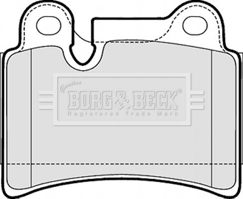 Borg & Beck BBP2053 - Komplet Pločica, disk-kočnica www.molydon.hr