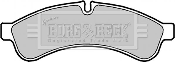 Borg & Beck BBP2038 - Komplet Pločica, disk-kočnica www.molydon.hr