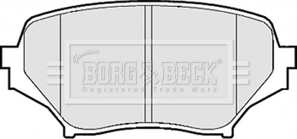 Borg & Beck BBP2075 - Komplet Pločica, disk-kočnica www.molydon.hr