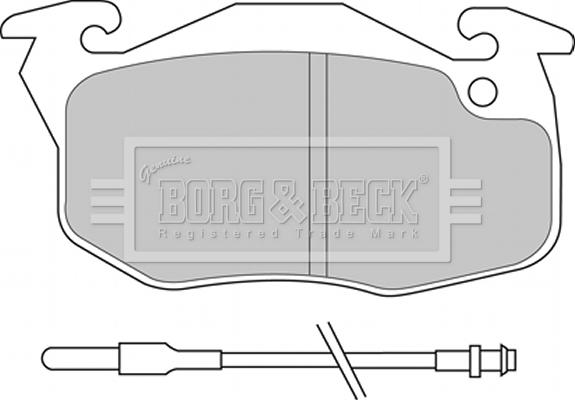 Borg & Beck BBP2159 - Komplet Pločica, disk-kočnica www.molydon.hr