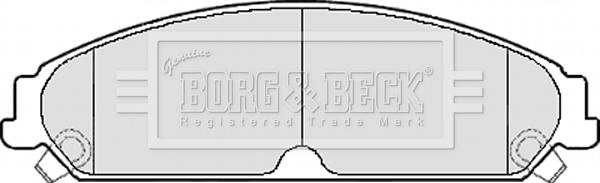 Borg & Beck BBP2156 - Komplet Pločica, disk-kočnica www.molydon.hr