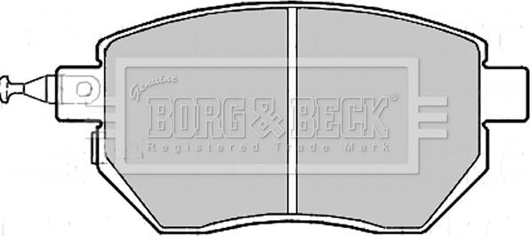 Borg & Beck BBP2172 - Komplet Pločica, disk-kočnica www.molydon.hr