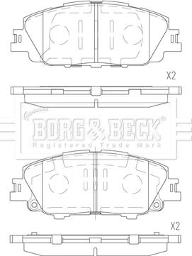 Borg & Beck BBP2899 - Komplet Pločica, disk-kočnica www.molydon.hr