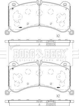 Borg & Beck BBP2877 - Komplet Pločica, disk-kočnica www.molydon.hr