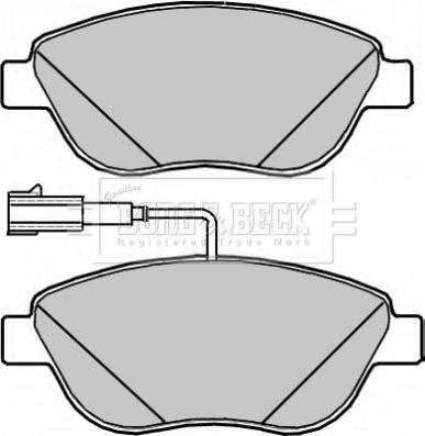 Borg & Beck BBP2317 - Komplet Pločica, disk-kočnica www.molydon.hr