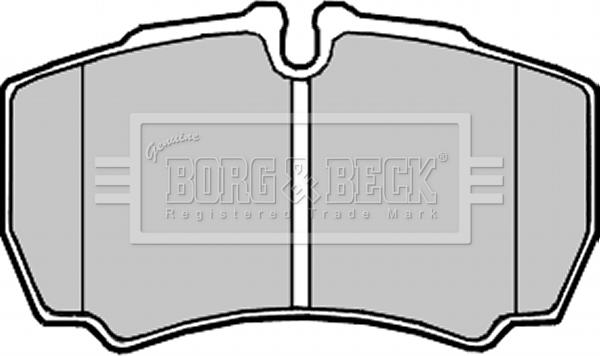 Borg & Beck BBP2337 - Komplet Pločica, disk-kočnica www.molydon.hr