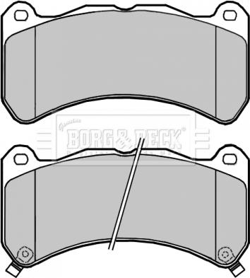 Borg & Beck BBP2294 - Komplet Pločica, disk-kočnica www.molydon.hr