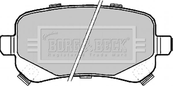 Borg & Beck BBP2209 - Komplet Pločica, disk-kočnica www.molydon.hr