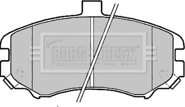 Borg & Beck BBP2203 - Komplet Pločica, disk-kočnica www.molydon.hr