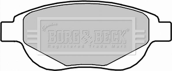 Borg & Beck BBP2287 - Komplet Pločica, disk-kočnica www.molydon.hr