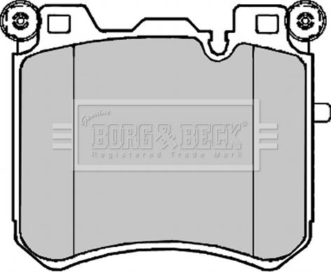 Borg & Beck BBP2223 - Komplet Pločica, disk-kočnica www.molydon.hr