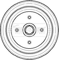 Borg & Beck BBR7064 - Bubanj kočnica www.molydon.hr