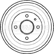 Borg & Beck BBR7015 - Bubanj kočnica www.molydon.hr