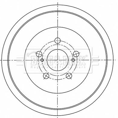 Borg & Beck BBR7276 - Bubanj kočnica www.molydon.hr