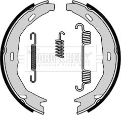 Borg & Beck BBS6408 - Komplet kočionih obloga, rucna kočnica www.molydon.hr