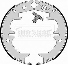 Borg & Beck BBS6411 - Komplet kočionih obloga, rucna kočnica www.molydon.hr