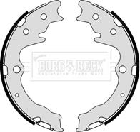 Borg & Beck BBS6421 - Komplet kočionih obloga, rucna kočnica www.molydon.hr