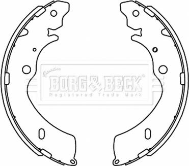 Borg & Beck BBS6505 - Komplet kočnica, bubanj kočnice www.molydon.hr