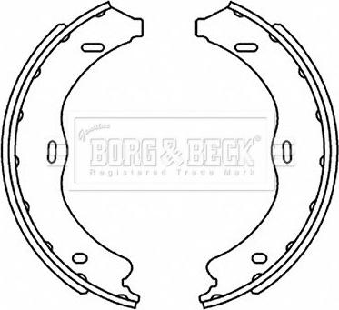 Borg & Beck BBS6519 - Komplet kočionih obloga, rucna kočnica www.molydon.hr