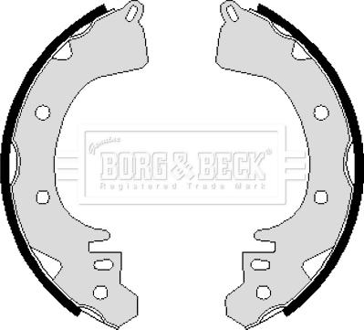 Borg & Beck BBS6098 - Komplet kočnica, bubanj kočnice www.molydon.hr