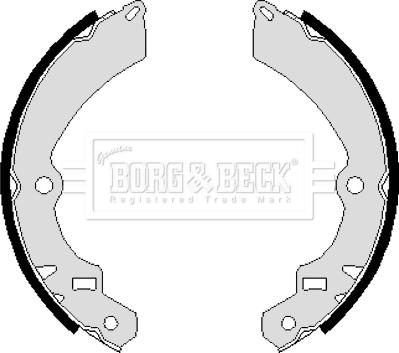 Borg & Beck BBS6046 - Komplet kočnica, bubanj kočnice www.molydon.hr