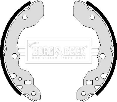 Borg & Beck BBS6048 - Komplet kočnica, bubanj kočnice www.molydon.hr