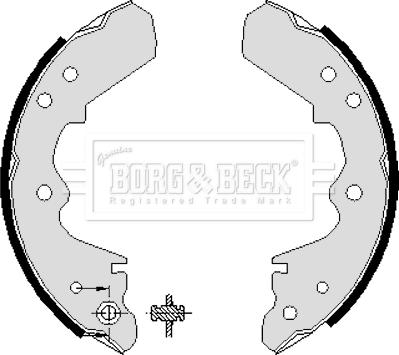 Borg & Beck BBS6042 - Komplet kočnica, bubanj kočnice www.molydon.hr