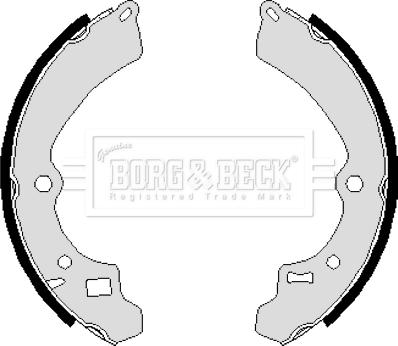 Borg & Beck BBS6069 - Komplet kočnica, bubanj kočnice www.molydon.hr