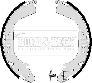 Borg & Beck BBS6004 - Komplet kočnica, bubanj kočnice www.molydon.hr