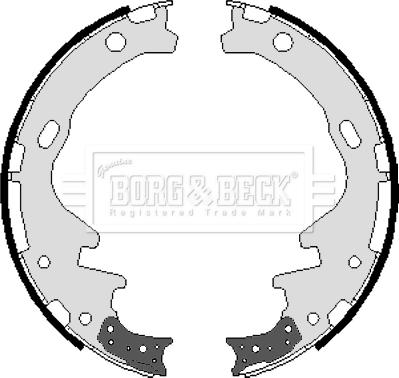 Borg & Beck BBS6010 - Komplet kočnica, bubanj kočnice www.molydon.hr