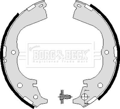 Borg & Beck BBS6018 - Komplet kočnica, bubanj kočnice www.molydon.hr