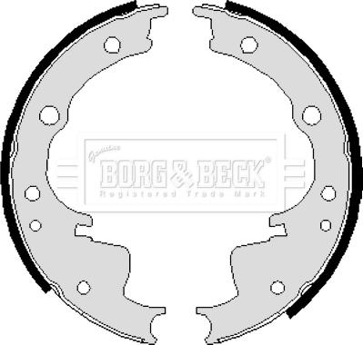 Borg & Beck BBS6013 - Komplet kočnica, bubanj kočnice www.molydon.hr