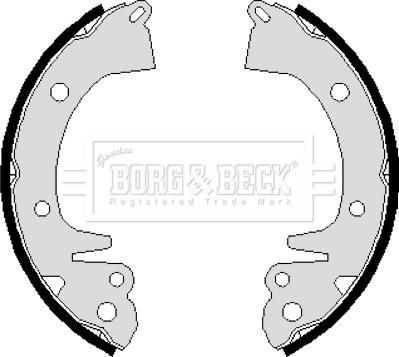 Borg & Beck BBS6085 - Komplet kočnica, bubanj kočnice www.molydon.hr