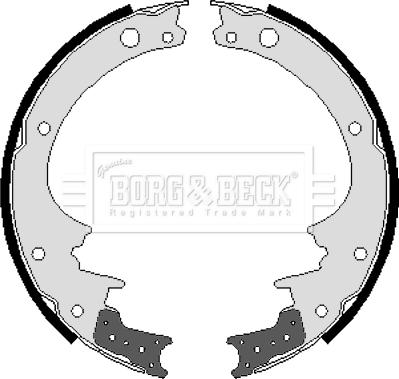 Borg & Beck BBS6039 - Komplet kočnica, bubanj kočnice www.molydon.hr