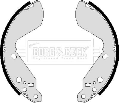 Borg & Beck BBS6031 - Komplet kočnica, bubanj kočnice www.molydon.hr