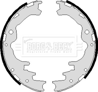 Borg & Beck BBS6028 - Komplet kočnica, bubanj kočnice www.molydon.hr