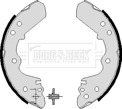 Borg & Beck BBS6196 - Komplet kočnica, bubanj kočnice www.molydon.hr