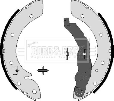 Borg & Beck BBS6198 - Komplet kočnica, bubanj kočnice www.molydon.hr