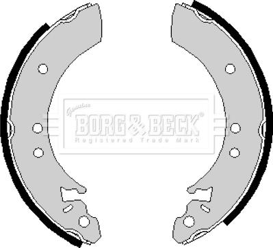 Borg & Beck BBS6143 - Komplet kočnica, bubanj kočnice www.molydon.hr