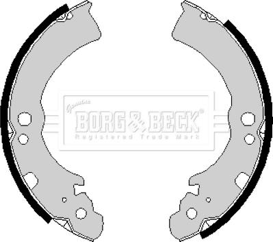 Borg & Beck BBS6168 - Komplet kočnica, bubanj kočnice www.molydon.hr