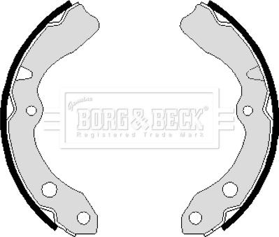 Borg & Beck BBS6102 - Komplet kočnica, bubanj kočnice www.molydon.hr