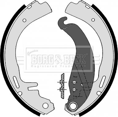 Borg & Beck BBS6110 - Komplet kočnica, bubanj kočnice www.molydon.hr