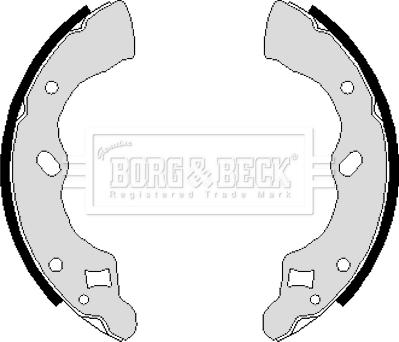 Borg & Beck BBS6118 - Komplet kočnica, bubanj kočnice www.molydon.hr