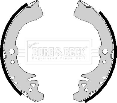 Borg & Beck BBS6135 - Komplet kočnica, bubanj kočnice www.molydon.hr