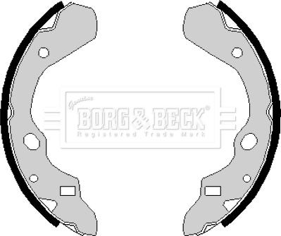 Borg & Beck BBS6130 - Komplet kočnica, bubanj kočnice www.molydon.hr